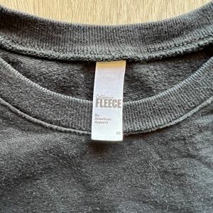 American apparel fleece crewneck
